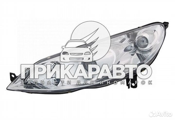 Фара левая peugeot 407 04-08