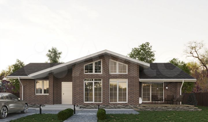 Дом 125 м² на участке 9,9 сот.