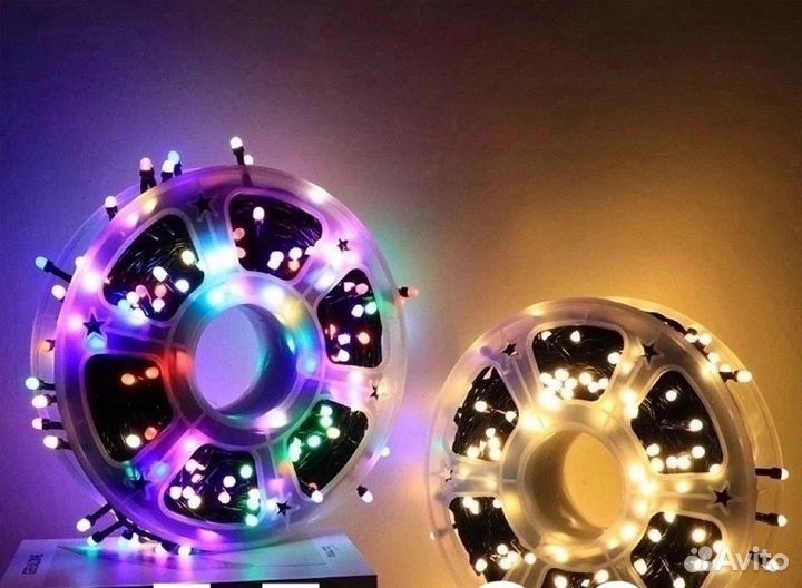 Уличная гирлянда-катушка новая