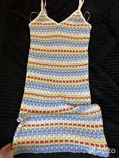 Платье вязаное женское