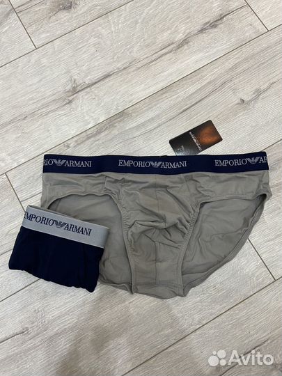 Мужские трусы брифы Emporio Armani 2шт M,L,XL