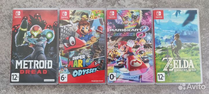 Картриджи для Nintendo Switch