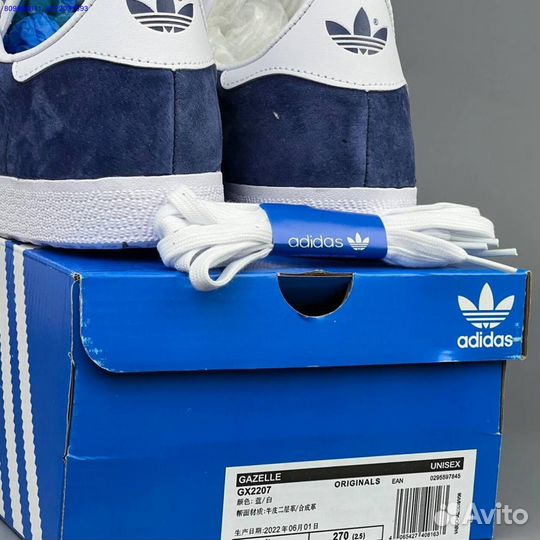 Кроссовки Adidas Gazelle Blue (Арт.49344)