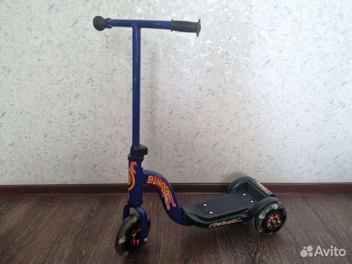 Самокат детский трехколесный бу