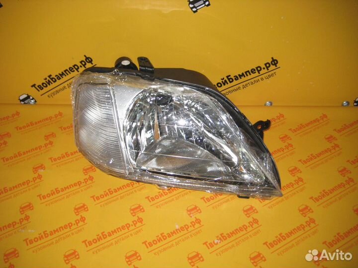 Фары Renault Logan Фаза 1 с корректором