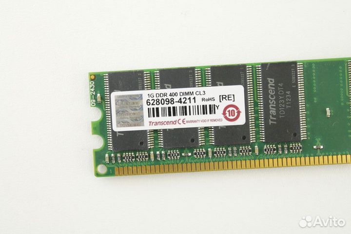 DDR 1 GB 400 MHz Transcend