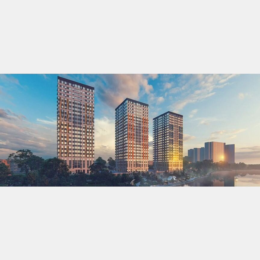 1-к. квартира, 46,6 м², 5/23 эт.