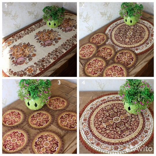 Столовый текстиль: гобеленовые салфетки