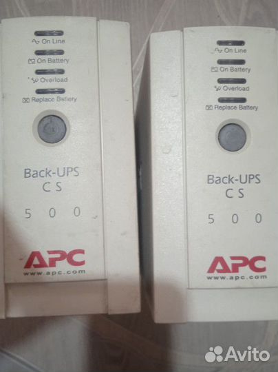Ибп APC BK500-RS Back-UPS CS 500