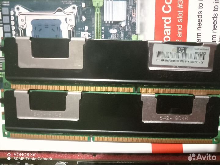 Комплект с нерабочей мат. платой