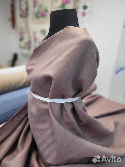 Отрезы тканей из натурального Белорусского льна