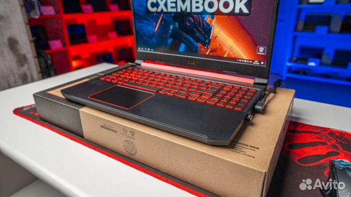 Игровой ноутбук Acer: 16гб, i5-9300H, GTX 1650