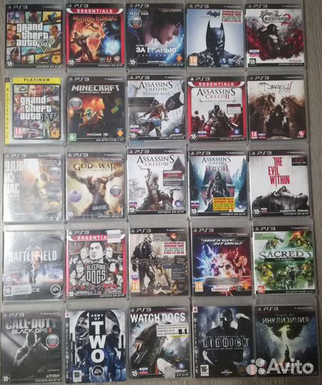 Лицензионные диски для PlayStation 3