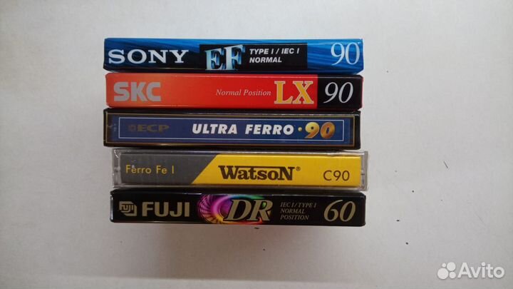 Аудио кассеты 5 штук