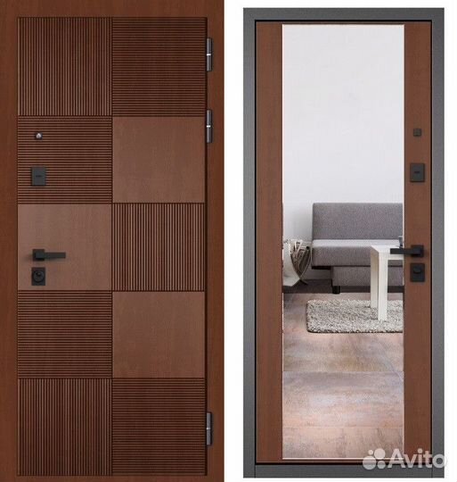 Дверь с зеркалом