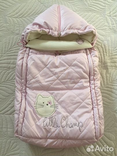 Конверт на выписку для девочки осень зима