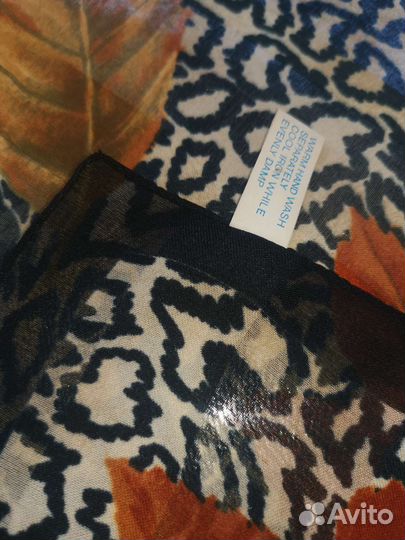 Осенний лист красивый платок