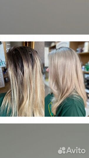 Окрашивание волос(колорист)