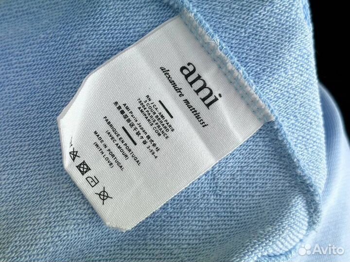 Зип худи Ami Paris оверсайз (сезон 2025)