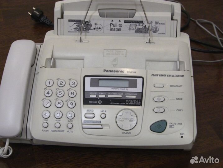 Факс/ тел /автоответчик /копир KX-FP 158 +картридж