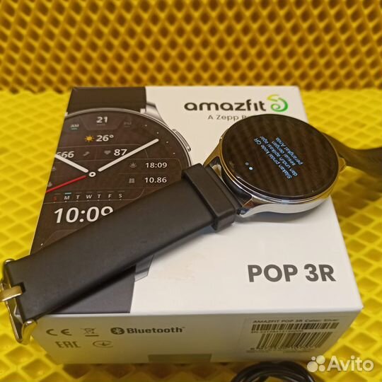 Умные часы Amazfit Pop 3R, чёрный (Т1)