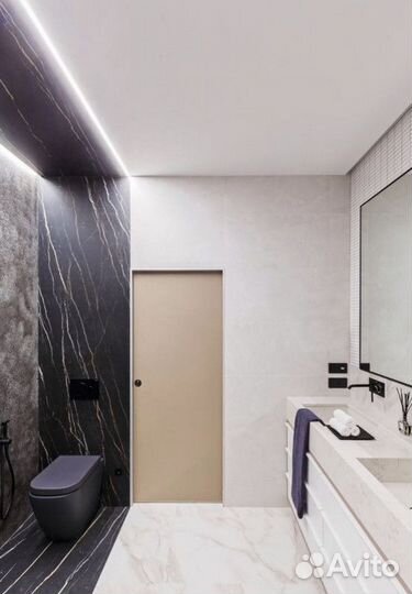 Скрытая межкомнатная дверь под покраску