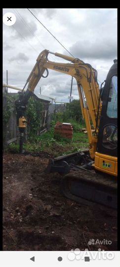 Услуги миниэкскаватора