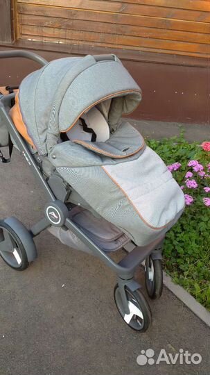 Коляска adamex 3 в 1 бу