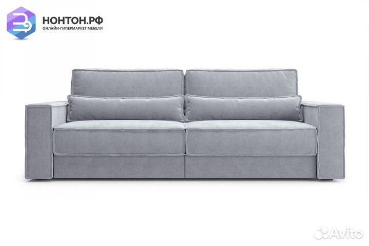 Диван тик-так Сохо 3-х местный серый