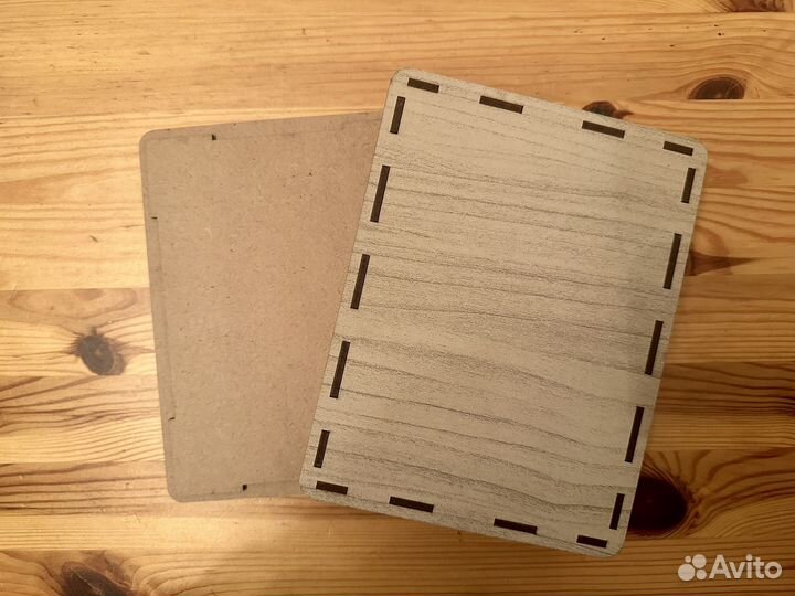 Деревянный ящик ландыши коробка от пазлов