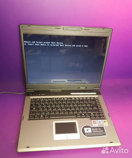 Ноутбук asus A6000/1гб/HDD:80Гб