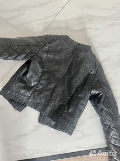 Куртка кожанка h&m 5-6 лет