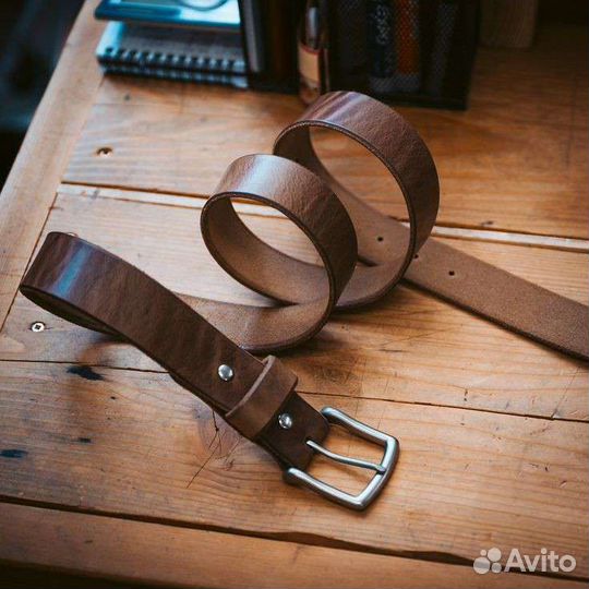 Ремень кожаный
