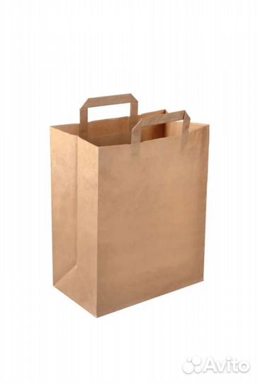 Бумажный пакет, с ручками