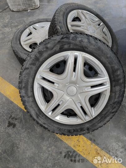 Зимние шипованные колеса r16 в комплекте