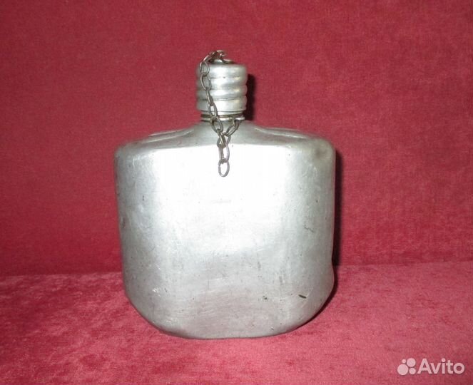 Фляжка алюминиевая армейская.Термос.СССР.оригинал
