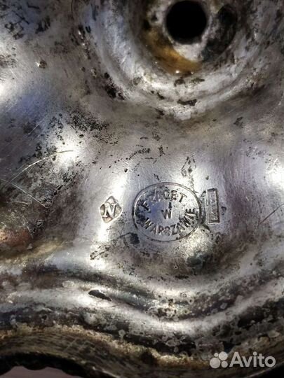 Старинный подсвечник fraget warszawie