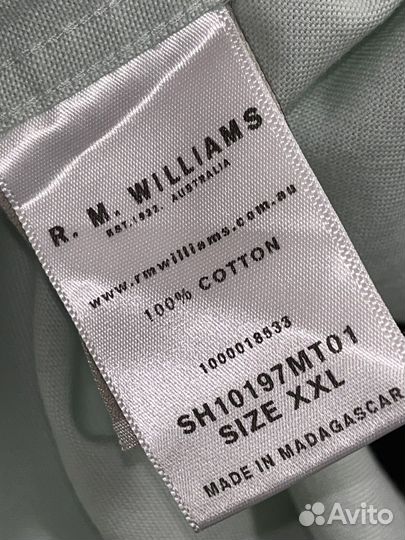 R m williams Рубашка