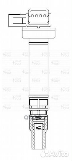 Катушка зажигания Toyota Corolla E120 (00) /Cel