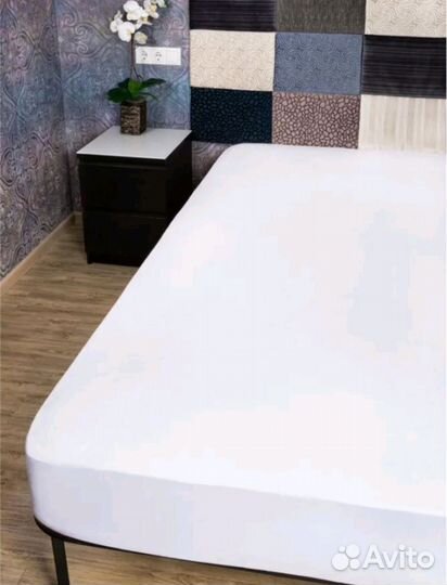 Наматрасник непромокаемый простынь 140/160/200*200