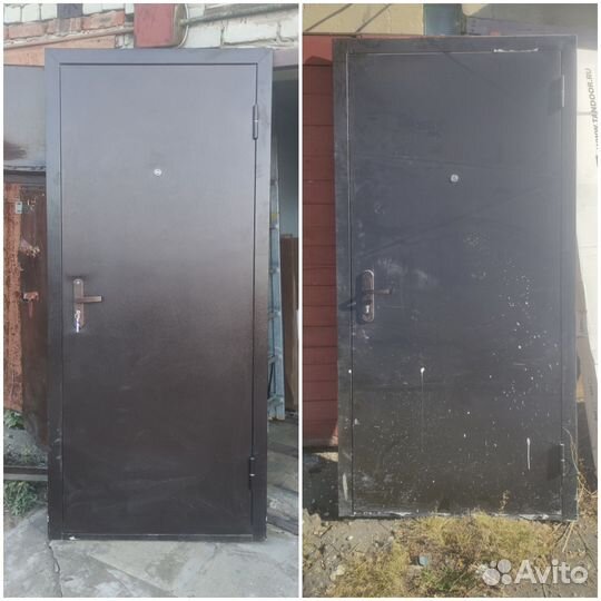 Дверь металлическая 2шт