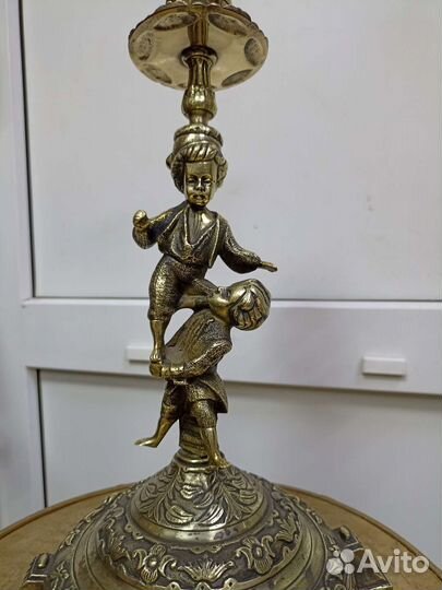 Подсвечник старинный.бронза