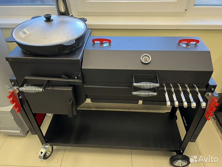 Мангал коптильня гриль