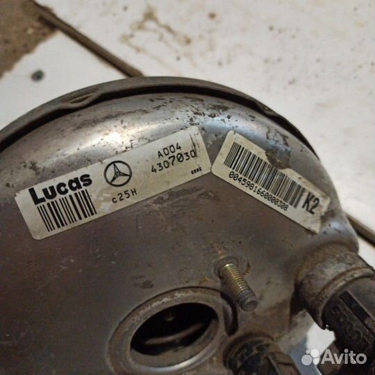Вакуумный усилитель тормозов Mercedes W168