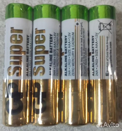 Алкалиновый элемент питания GP Super Alkaline 24A