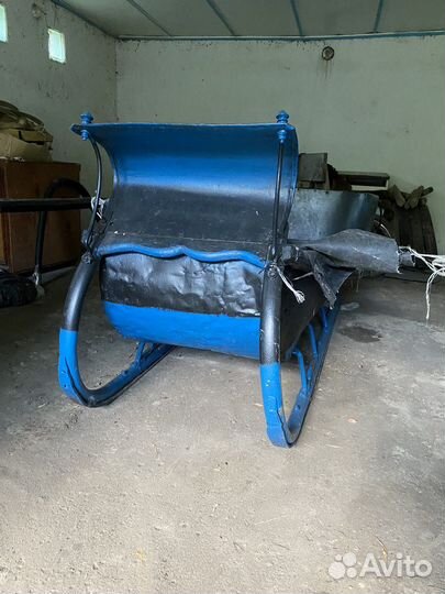 Двухместные сани