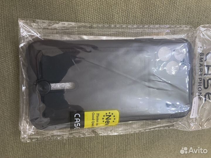 Чехол на iPhone 11 pro белый/черный с карманом