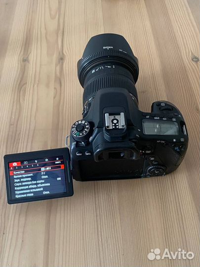 Фотоаппарат Canon 80D + Sigma 17-50 (f 2.8)