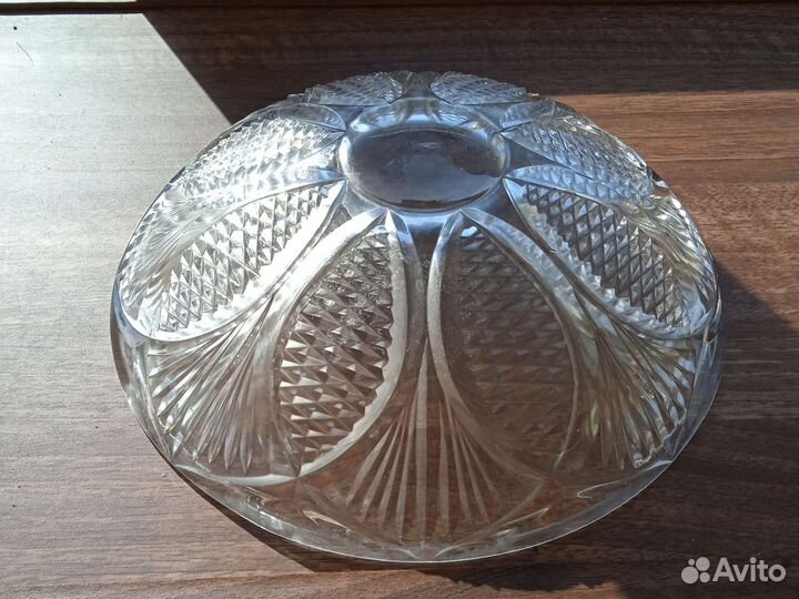 Салатник хрустальный большой