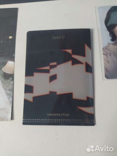 Карты, открытки Юнги из D-day, Agust D